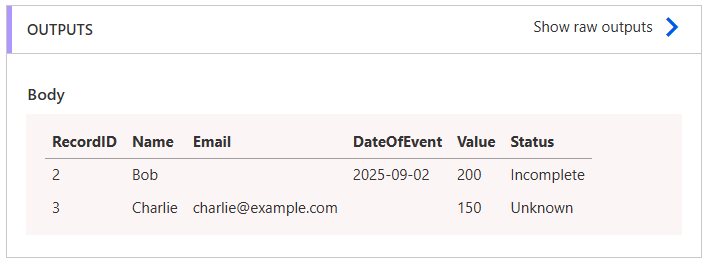 Data Quality Flow Screenshot